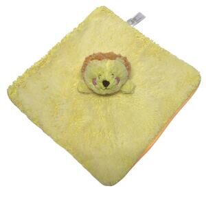 Animal Adventure 2017 Lion Lovey Security Blanket Yellow Orange Plush Baby Toy